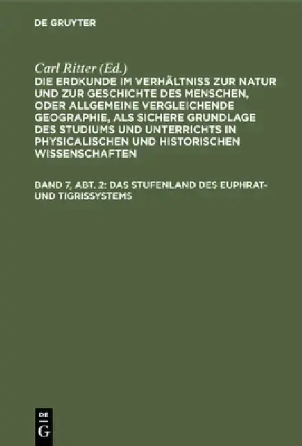 Cover of Das Stufenland des Euphrat- und Tigrissystems