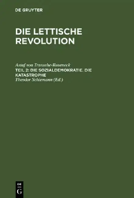 Cover of Die Sozialdemokratie. Die Katastrophe