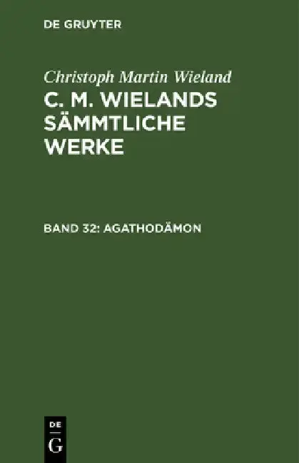 Cover of Agathodämon