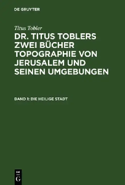 Cover of Die heilige Stadt