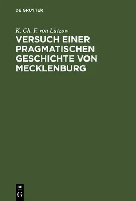 Cover of Versuch einer pragmatischen Geschichte von Mecklenburg