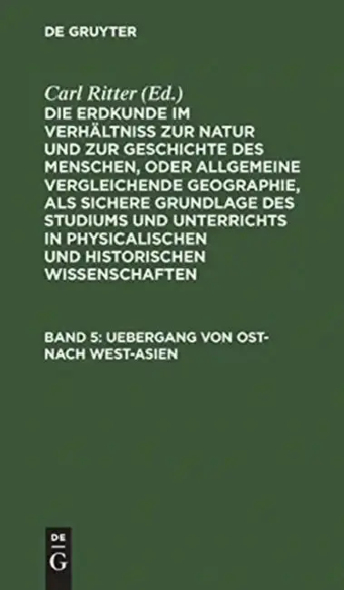 Cover of Uebergang von Ost- nach West-Asien