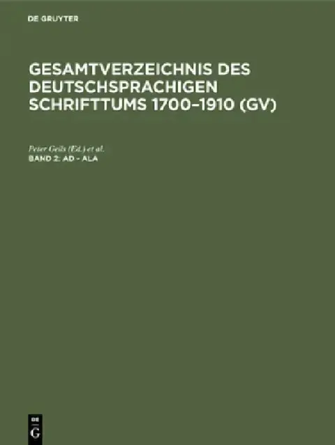Cover of AD - ALA