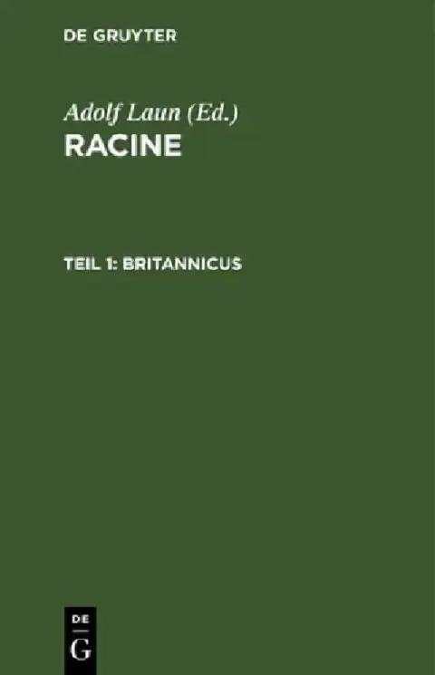 Cover of Britannicus