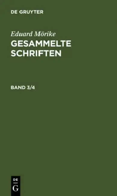 Cover of Eduard Mörike