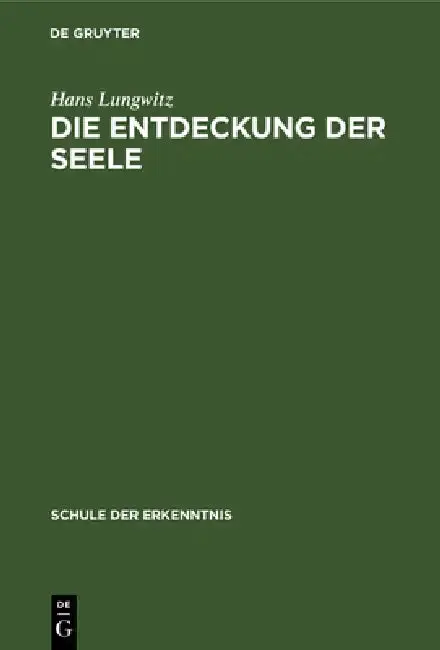 Cover of Die Entdeckung Der Seele