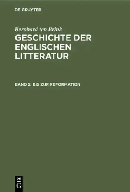 Cover of Bis Zur Reformation