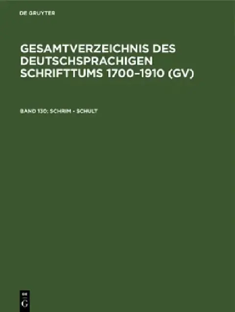 Cover of Schrim - Schult
