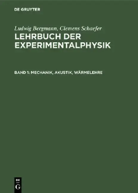 Cover of Mechanik, Akustik, Wärmelehre