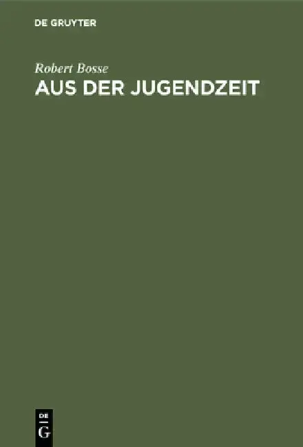 Cover of Aus der Jugendzeit