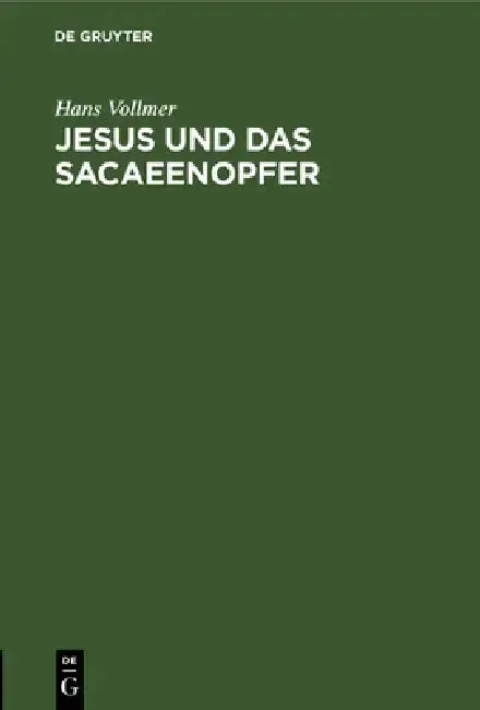 Cover of Jesus und das Sacaeenopfer