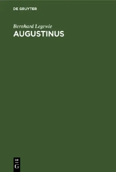 Cover of Augustinus