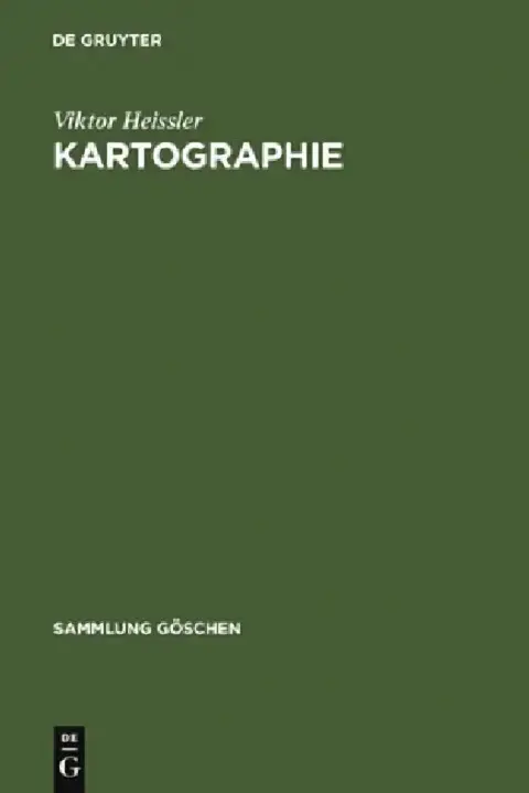 Cover of Kartographie