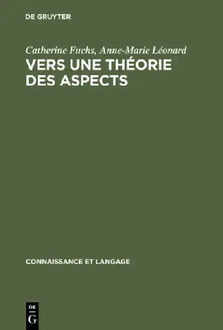 Cover of Vers une théorie des aspects