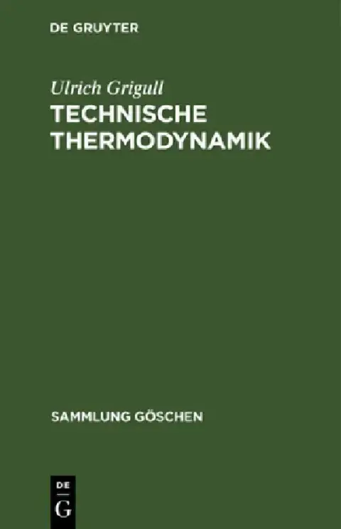 Cover of Technische Thermodynamik