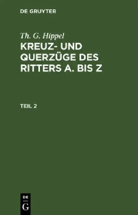 Cover of Th. G. Hippel