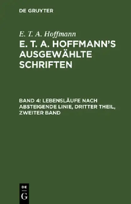 Cover of Lebensläufe Nach Absteigende Linie, Dritter Theil, Zweiter Band