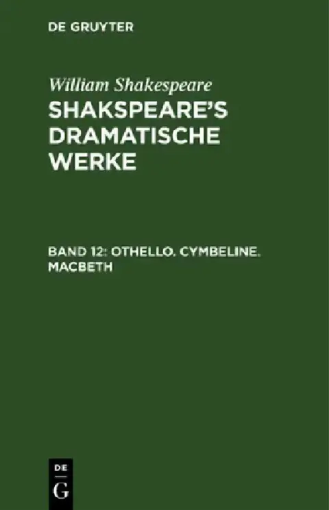 Cover of Othello. Cymbeline. Macbeth