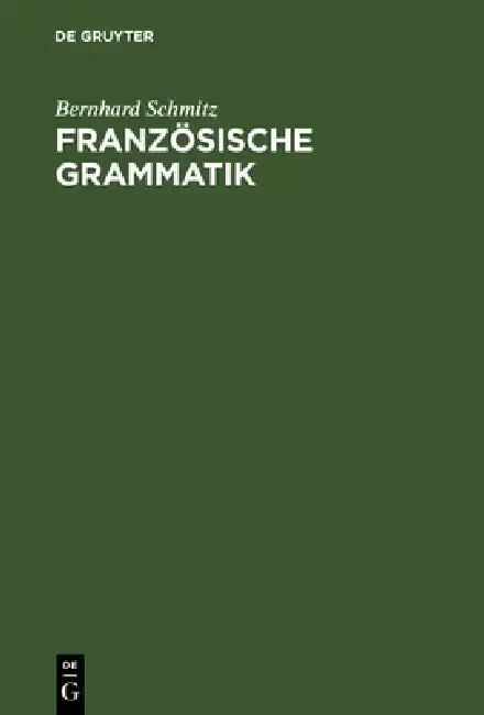 Cover of Französische Grammatik