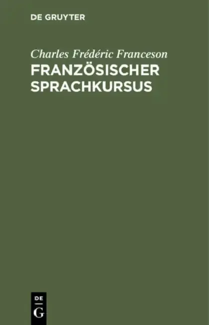 Cover of Französischer Sprachkursus