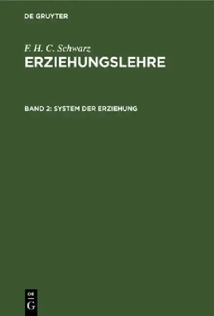 Cover of System Der Erziehung