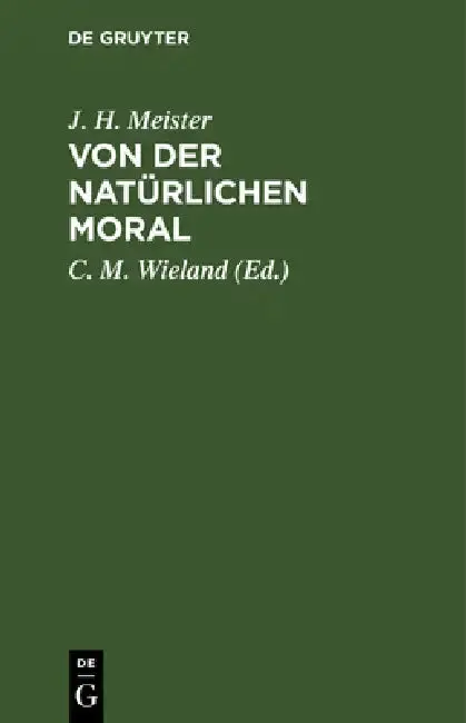 Cover of Von Der Natürlichen Moral