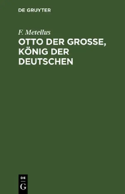 Cover of Otto der Große, König der Deutschen