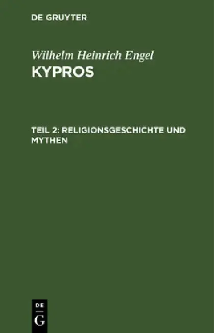 Cover of Religionsgeschichte Und Mythen