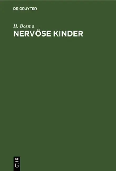 Cover of Nervöse Kinder