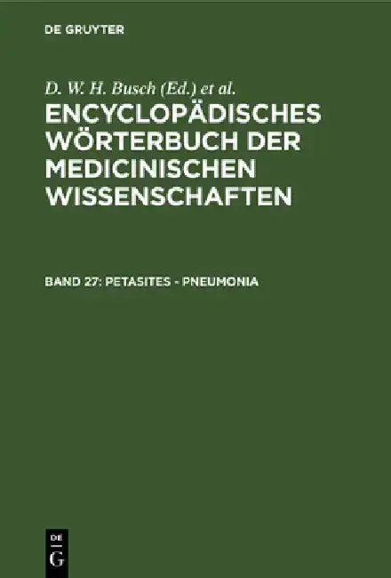 Cover of Petasites - Pneumonia