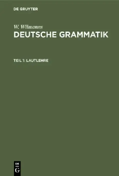 Cover of Lautlehre