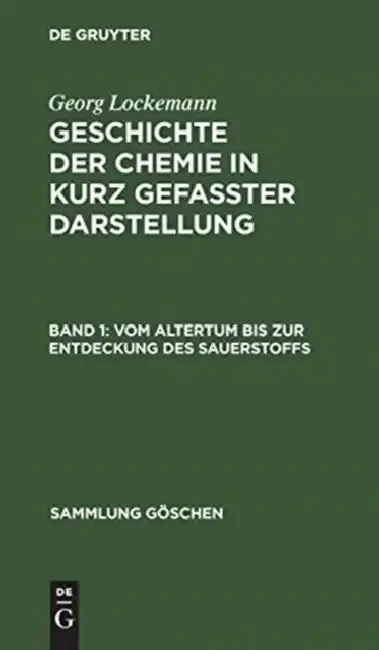 Cover of Vom Altertum Bis Zur Entdeckung Des Sauerstoffs