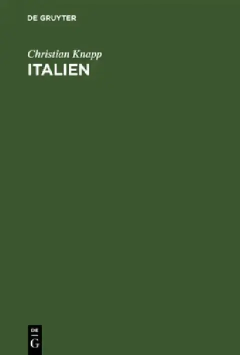 Cover of Italien