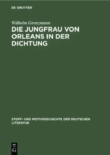 Cover of Die Jungfrau Von Orleans in Der Dichtung
