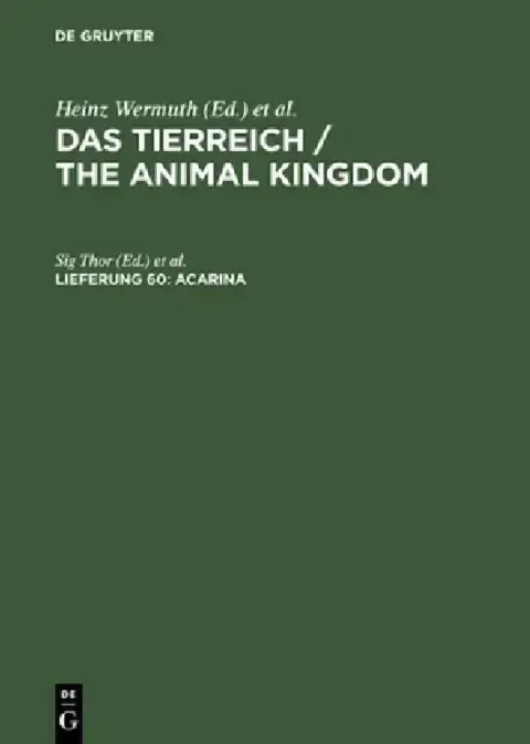 Cover of Acarina