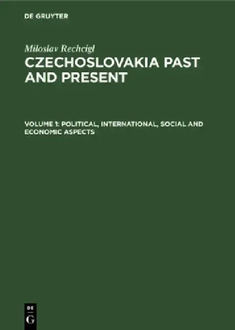 Cover of Political, International, Social and Economic Aspects