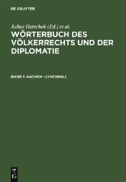 Cover of Aachen - Lynchfall