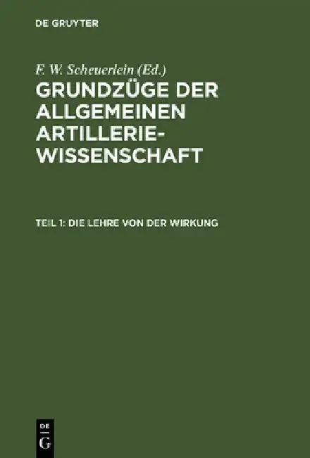 Cover of Die Lehre von der Wirkung