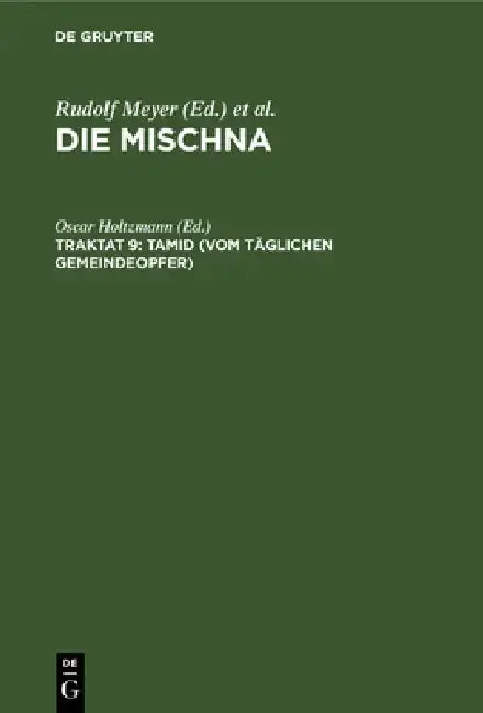 Cover of Tamid (Vom täglichen Gemeindeopfer)