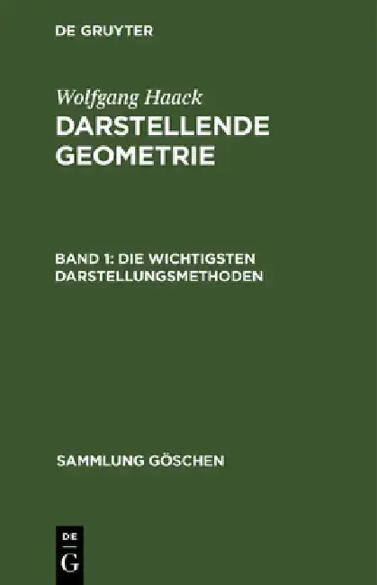 Cover of Die wichtigsten Darstellungsmethoden