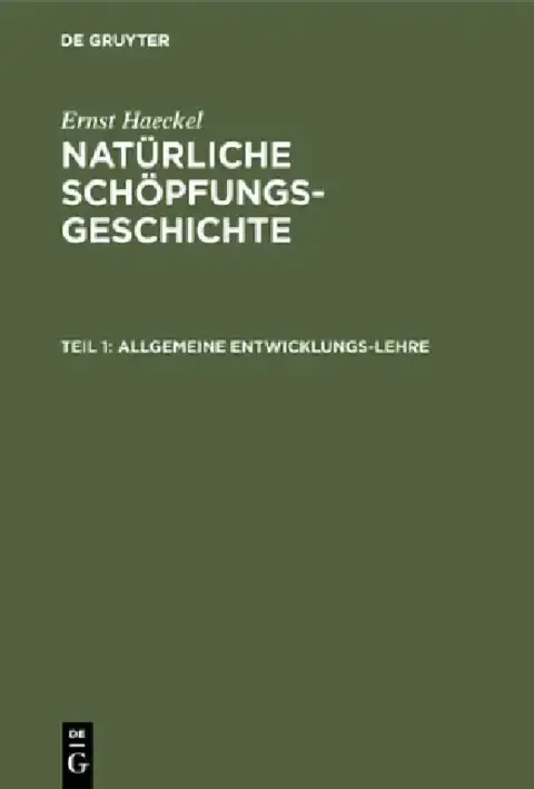 Cover of Allgemeine Entwicklungs-Lehre