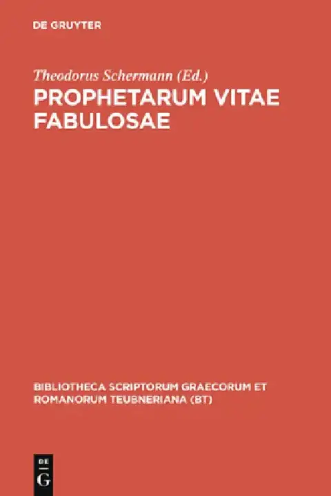 Cover of Prophetarum Vitae Fabulosae