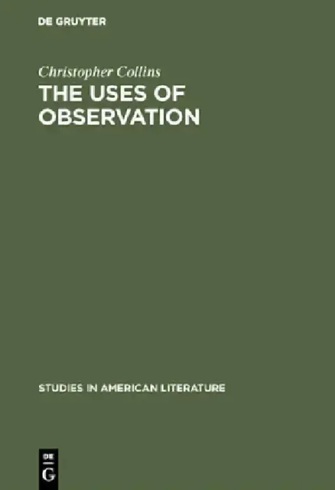 Cover of The Uses of Observation