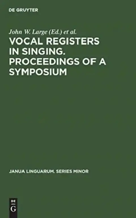 Cover of Vocal Registers in Singing. Proceedings of a Symposium