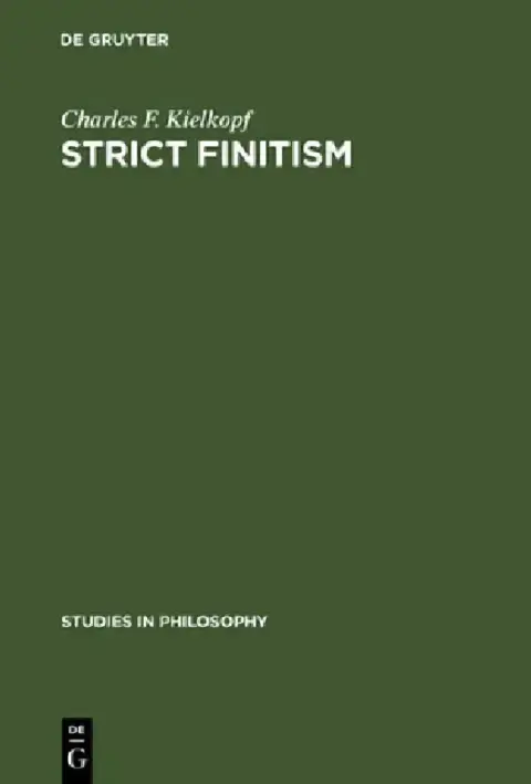 Cover of Strict Finitism