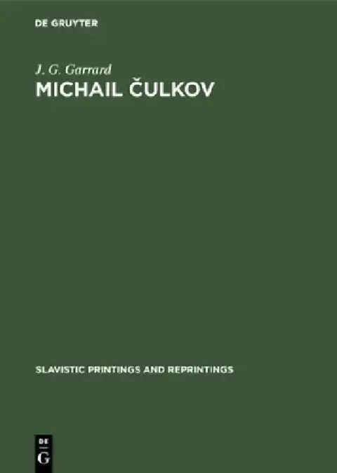 Cover of Michail Čulkov