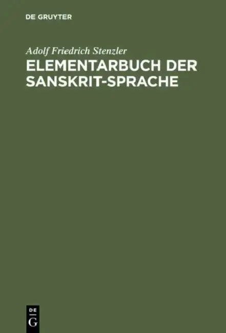 Cover of Elementarbuch der Sanskrit-Sprache