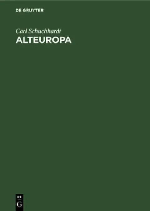 Cover of Alteuropa