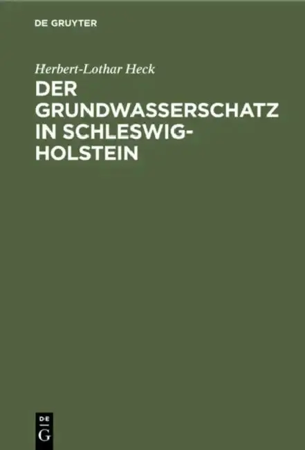Cover of Der Grundwasserschatz in Schleswig-Holstein