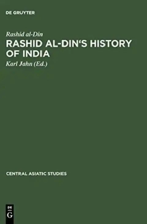 Cover of Rashid Al-Din's History of India